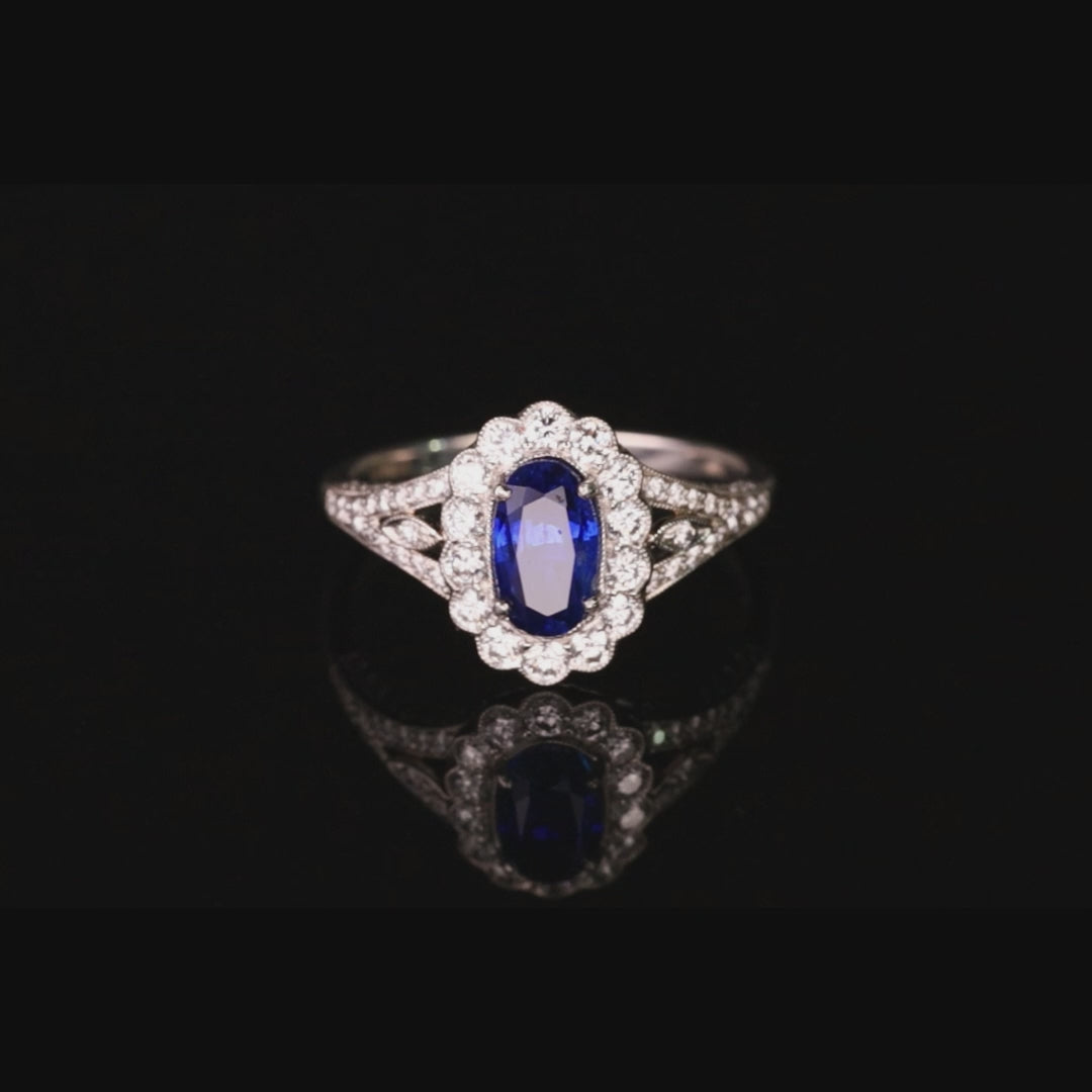 Kashmir blue deals sapphire ring