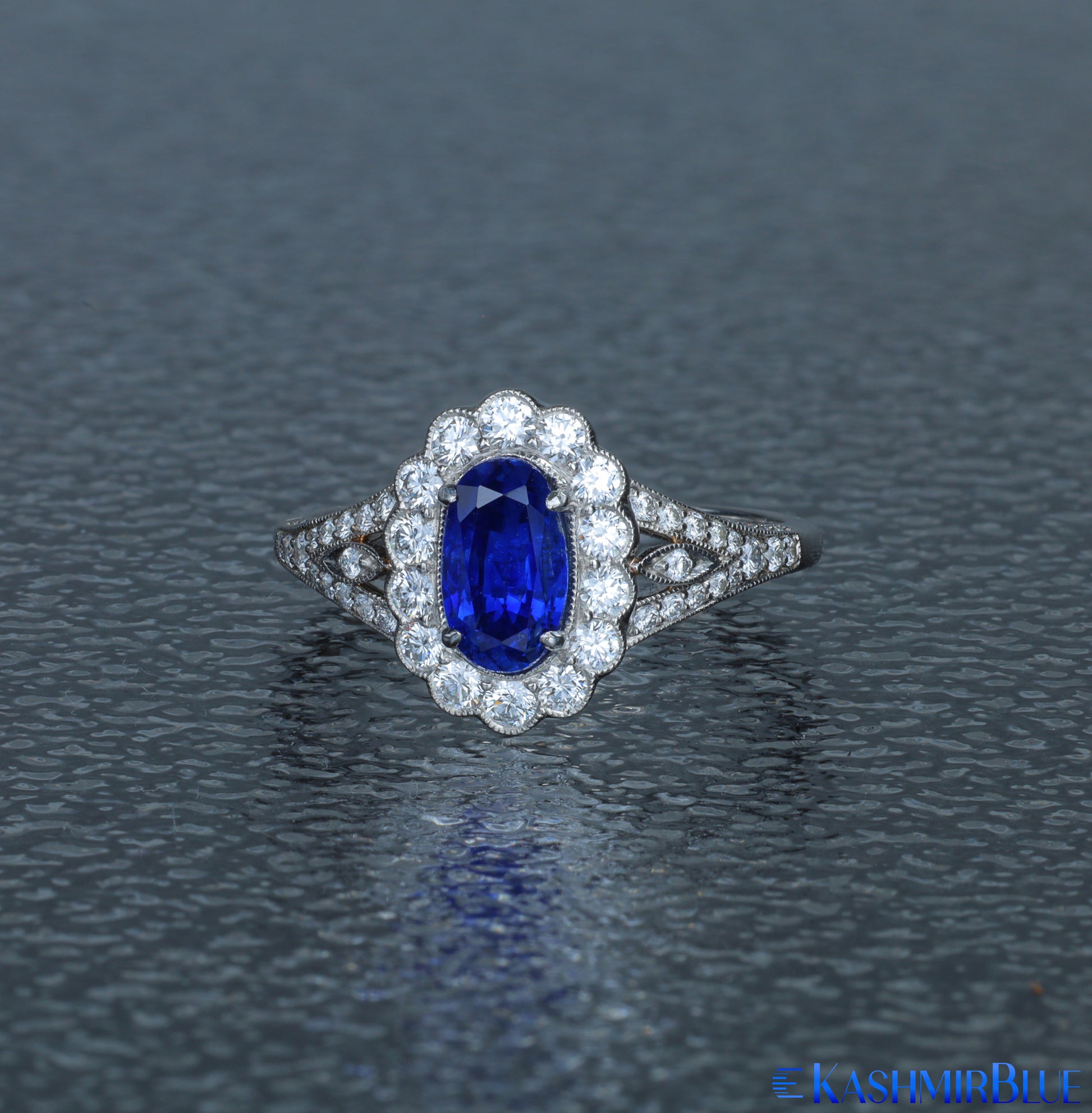 1.2ct Vivid Royal Blue Kashmir Sapphire
