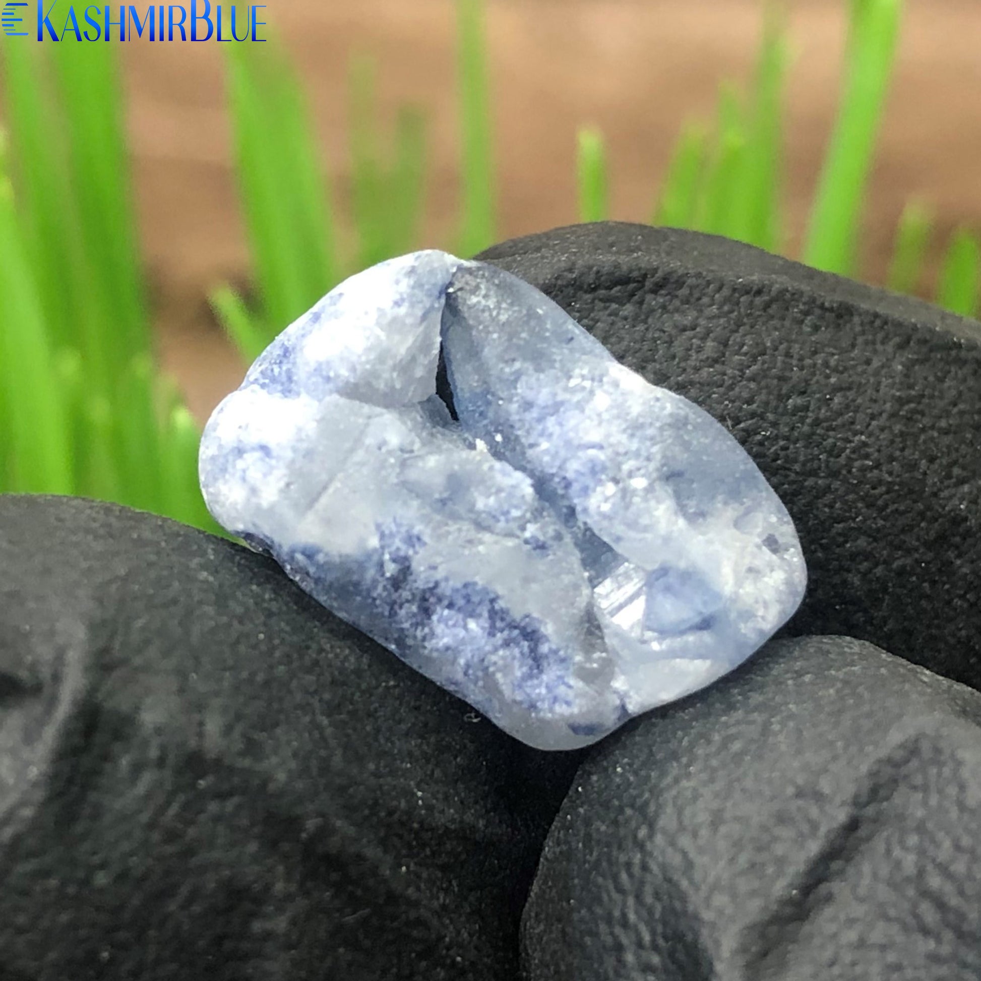 Kashmir Sapphire Twin Crystal Specimen
