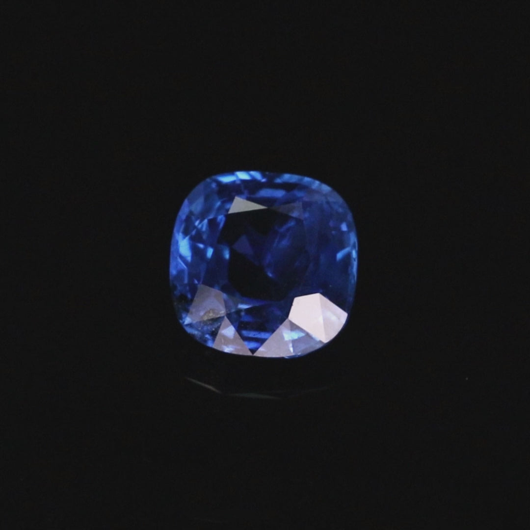 Certified Burma Cornflower Blue Sapphire