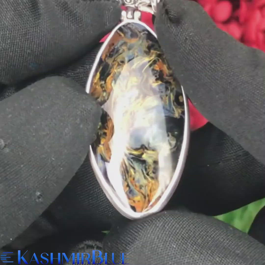 Designer Silver Pietersite Jewelry