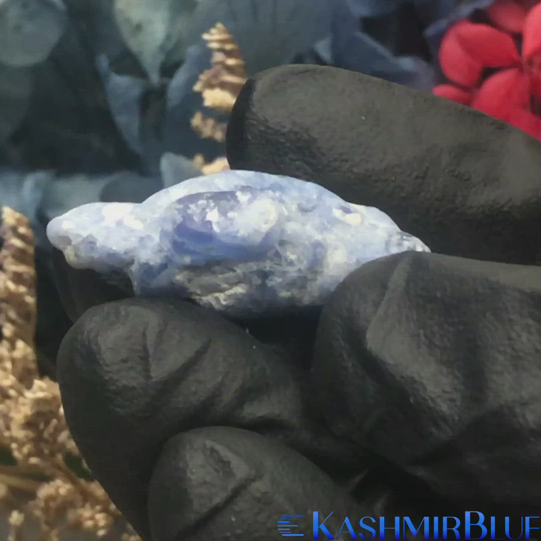 38ct Kashmir Sapphire Crystal Rough