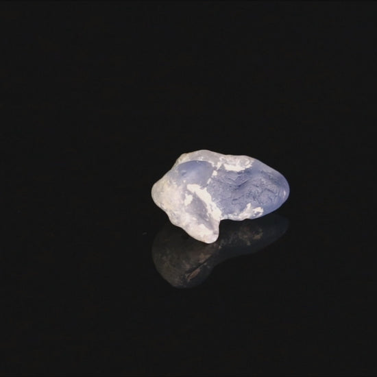 4ct gemmy twin Kashmir corroded w kaolin