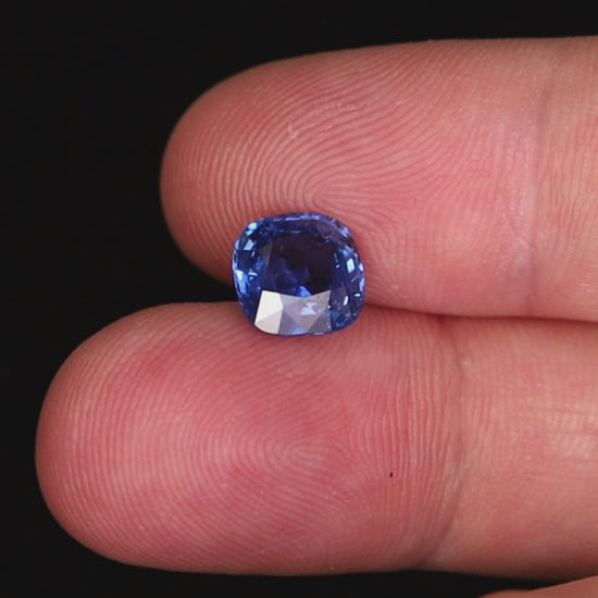 3ct Natural Certified Burma Sapphire