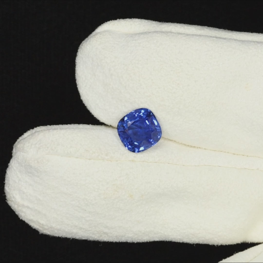 3ct Cornflower Burma Sapphire