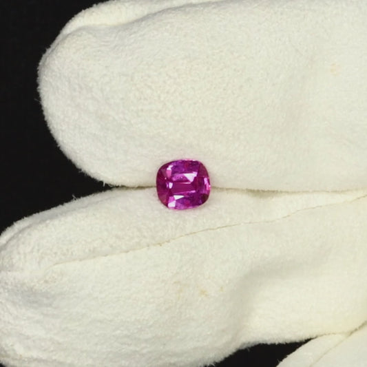 1ct Pink Red Ruby Certified