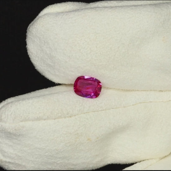 1ct Pink Sapphire Certified GRS