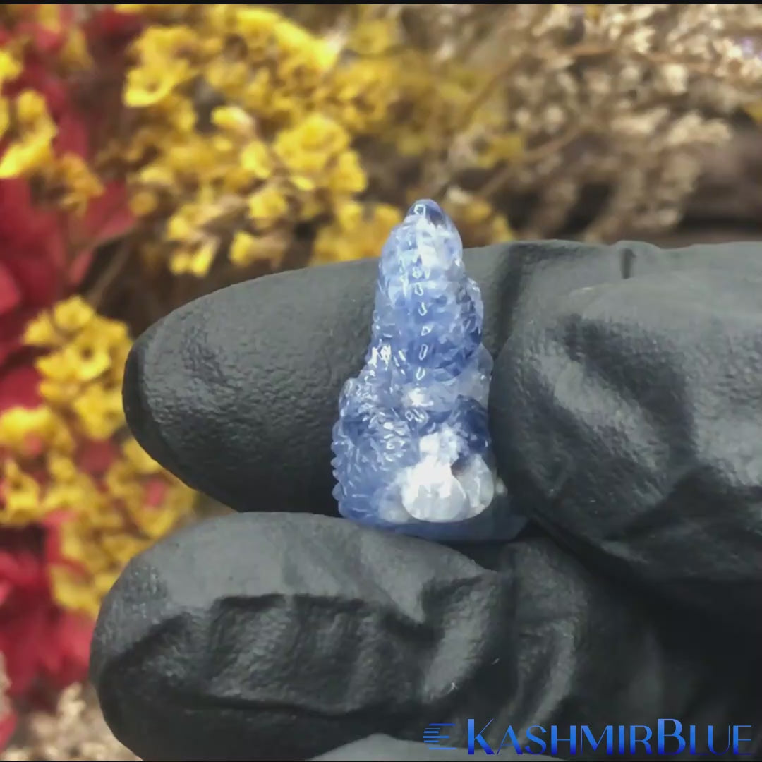 21ct Natural Kashmir Dragon Carving by Ronald Stevens