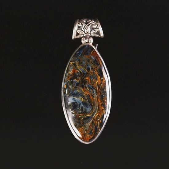 Pietersite Silver Pendant