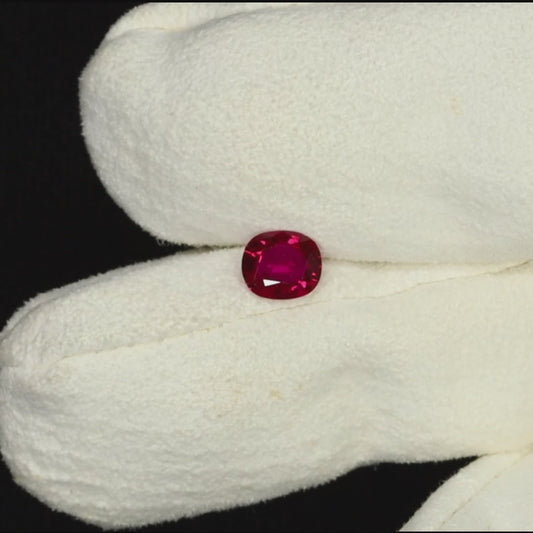 1ct Mozambique Pigeons Blood Red Ruby