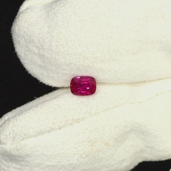 Certified Vivid Red Ruby