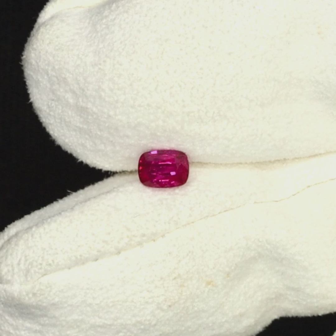 Certified Vivid Red Ruby