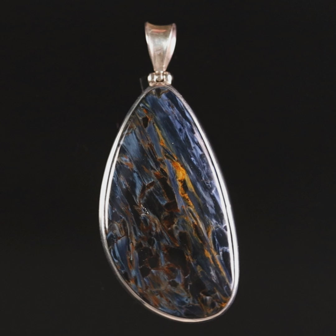 African Pieteriste Silver Pendant
