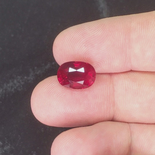 ~6ct Burma Ruby Pigeons Blood