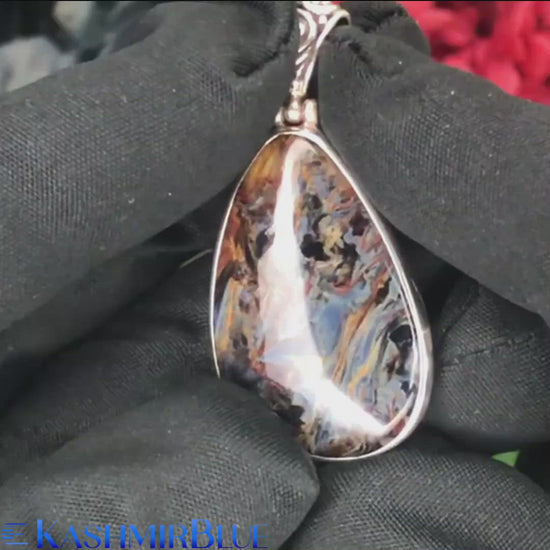 Pietersite Silver Designer Pendant